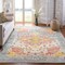 Safavieh 4 x 6 ft. Crystal Rectangle Power-Loomed Rug Turquoise & Rust CRS520K-4 - alternate 2